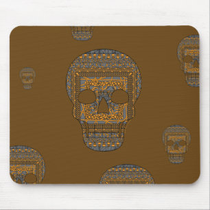 Tapis De Souris Halloween Crâne Mousepad