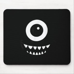 Tapis De Souris Halloween Eyebal, un monstre aux yeux effrayants