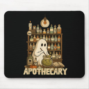 Tapis De Souris Halloween Fantôme Mignon Technicien de pharmacie A