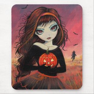 Tapis de souris Halloween Feu d'Automne