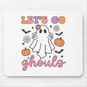 Tapis De Souris Halloween Go Ghouls Ghost Retro Costume femme