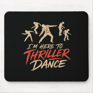Tapis De Souris Halloween ici pour Thriller Danse Costume Cool Hom