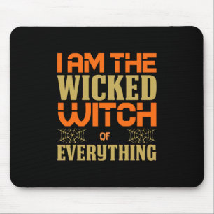 Tapis De Souris Halloween Je Suis La Méchante Sorcière De Tout