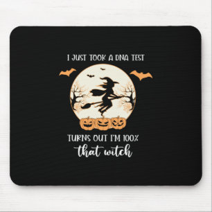 Tapis De Souris Halloween Je Viens De Faire Un Test D'ADN Annivers