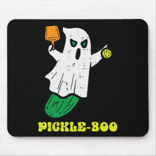Tapis De Souris Halloween Pickleball Pickleball Boo Ghost Costume 
