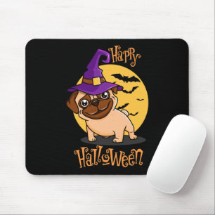 Tapis De Souris Halloween Puggy Mousepad