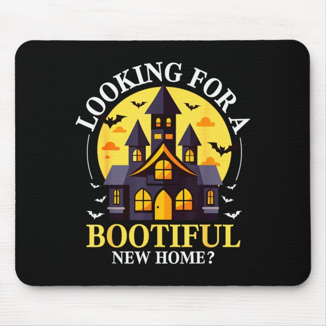 Tapis De Souris Halloween Real Estate Agent Funny Realtor Bootiful (Devant)