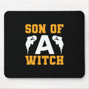 Tapis De Souris Halloween Son Of A Witch Birthday