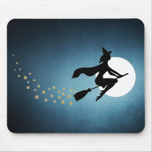 Tapis De Souris Halloween - sorcière