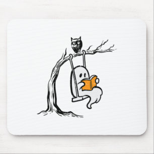 Tapis De Souris Halloween Swing Lecture Costume Vintage Femme