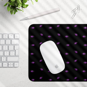 Tapis De Souris Halloween, Yeux Violets, Trucs Ou Traitements, Boi