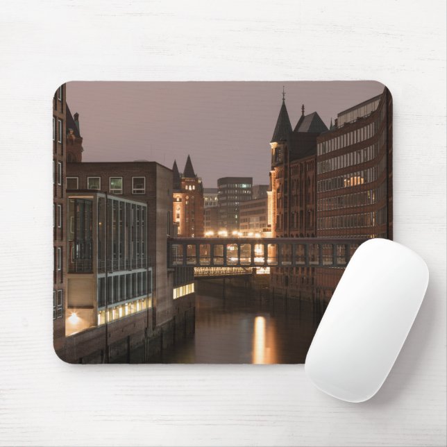 Tapis De Souris Hambourg Speicherstadt (Avec souris)