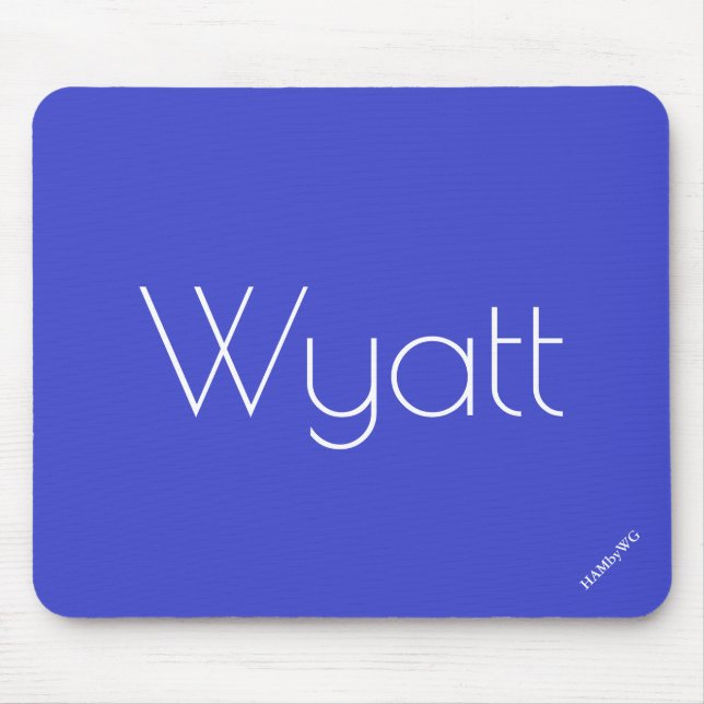 Tapis De Souris HAMbyWG - Pad souris - Wyatt (Devant)