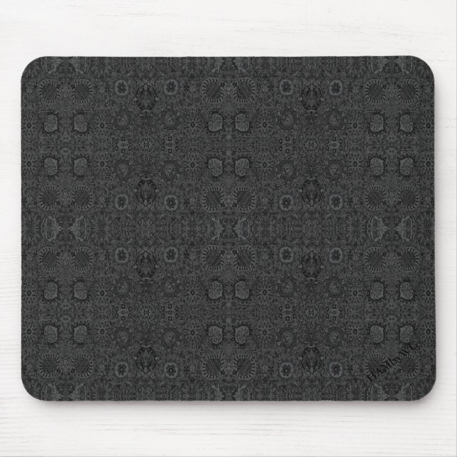 Tapis De Souris HAMbyWG - Plaque de souris - Noir tribal (Devant)