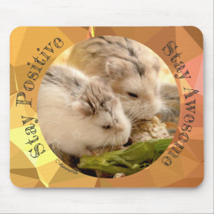 Tapis De Souris HammyVille - Cute Hamster Stay Awesome