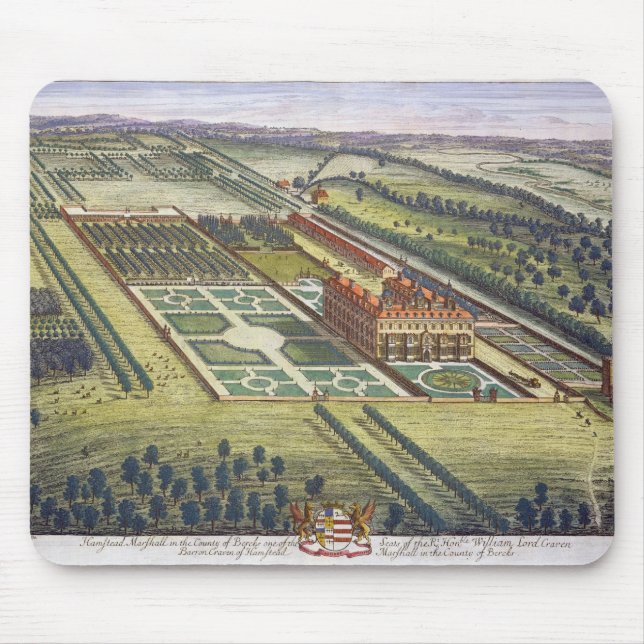 Tapis De Souris Hamstead Marshall dans le comté de l'engra de (Devant)