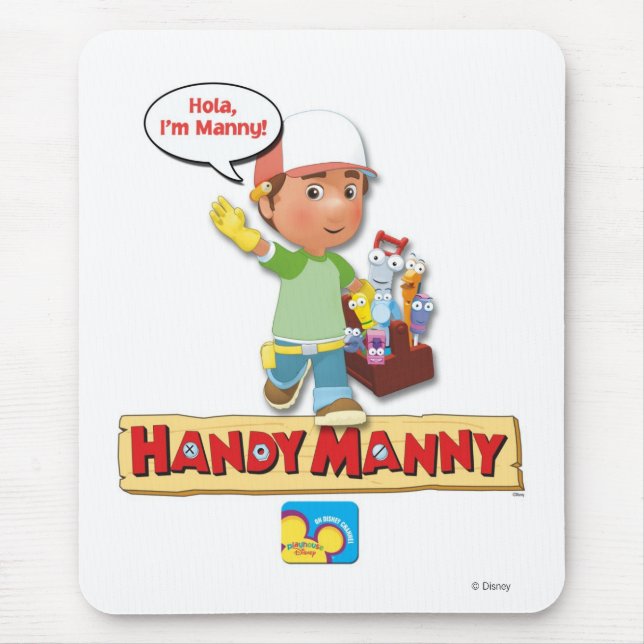 Tapis De Souris Handy Manny Disney (Devant)