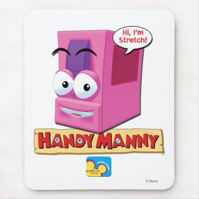 Tapis De Souris Handy Manny's Stretch Disney (Devant)