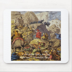 Tapis De Souris Hannibal Barca & Army & Quota Venin & Cards