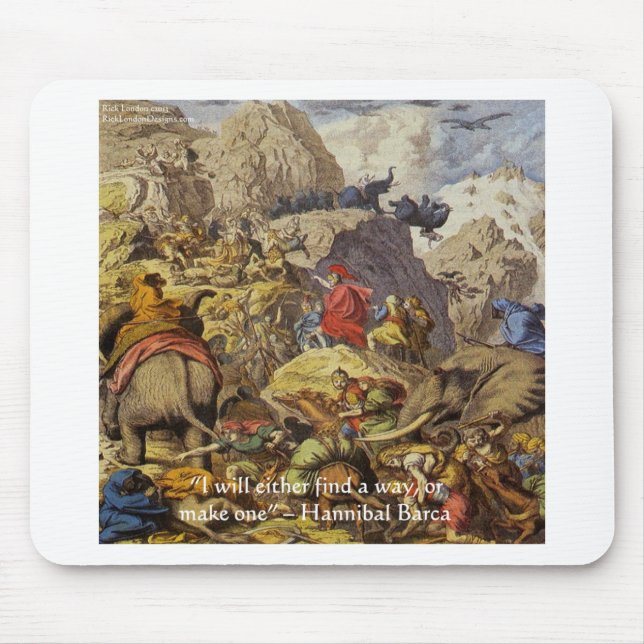 Tapis De Souris Hannibal Barca & Army & Quota Venin & Cards (Devant)