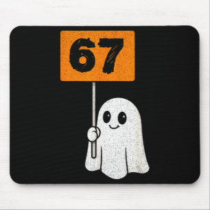 Tapis De Souris Hanté par 67 – Drôle Six Sept Mème 6 7 Halloween