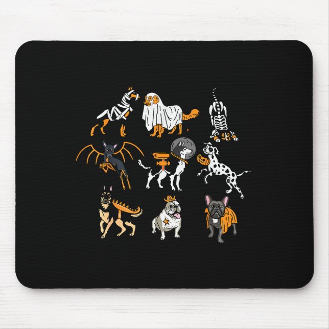 Tapis De Souris Happy Halloween  (Devant)