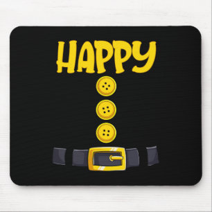 Tapis De Souris Happy Halloween Dwarf Costume Color Matching