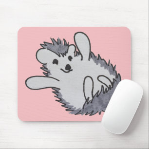 Tapis De Souris Happy Happy Cute Hedgehog Mousepad