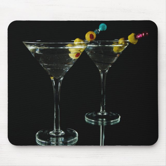 Tapis De Souris Happy Hour Martinis (Devant)