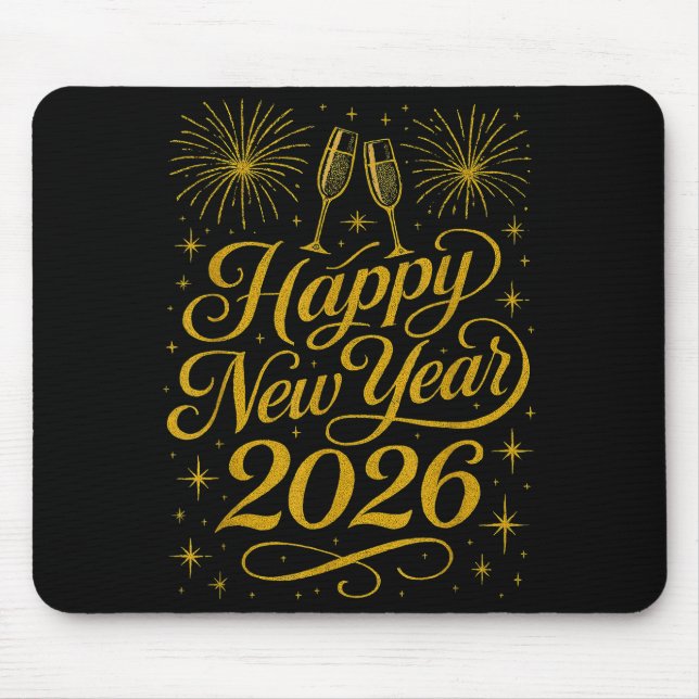 Tapis De Souris Happy New Year 2026 Womens New Years Eve Party  (Devant)