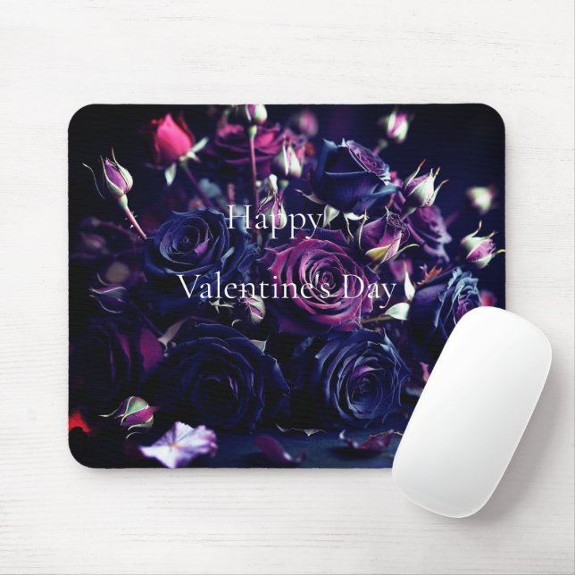 Tapis De Souris Happy Valentine's Day (Avec souris)