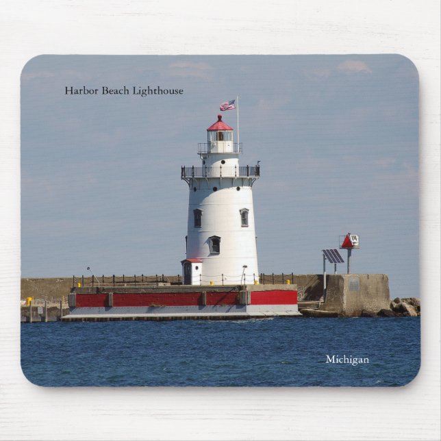 Tapis De Souris Harbor Beach Lighthouse mousepad (Devant)