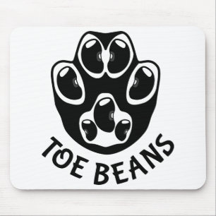 Tapis De Souris Haricots - Haricots noirs