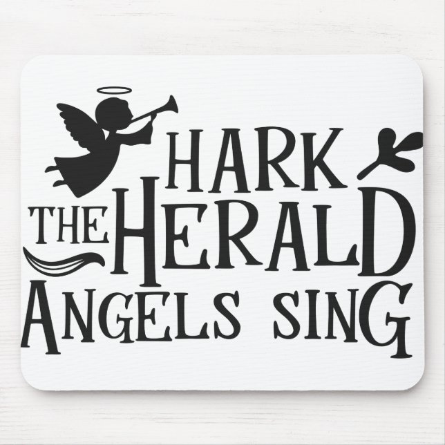 Tapis De Souris Hark the Herald Angel Sing (Devant)