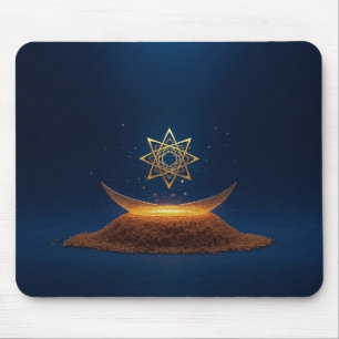 Tapis De Souris Harmonie Dorée – La Résonance Divine du Shree Yant