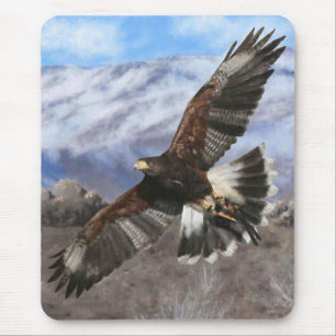 Tapis De Souris Harris Hawk-pastel