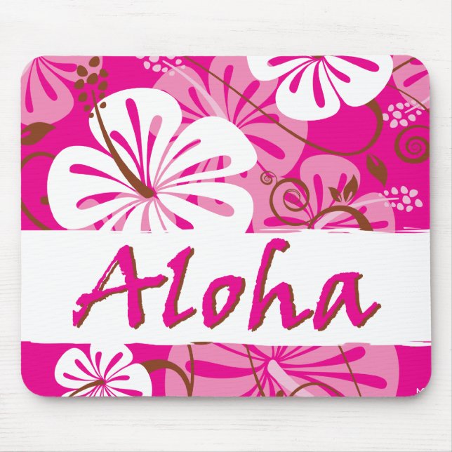 Tapis De Souris Hawaï Aloha Mousepad (Devant)