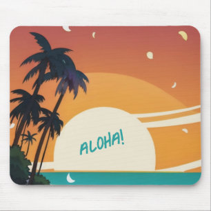 Tapis De Souris Hawaiian/Aloha/Tropical/plage