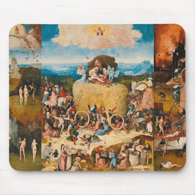 Tapis De Souris Haywain Triptych - Hieronymus Bosch (Devant)