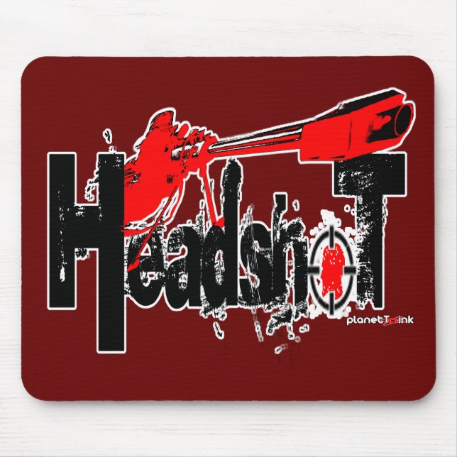 Tapis De Souris Headshot !  Mousepad (Devant)