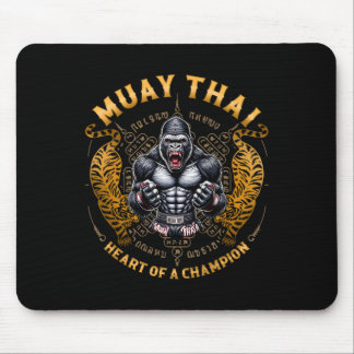 Tapis De Souris Heart Of A Champion - Kickboxing And Muay Thai Ang