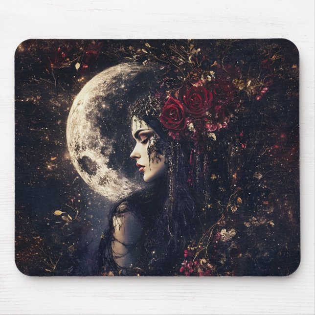 Tapis De Souris Hecate déesse de la cuisine Triple déesse de la lu (Devant)