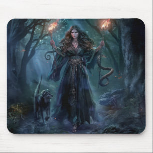 Tapis De Souris Hecate déesse de la cuisine Triple déesse de la lu