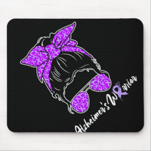 Tapis De Souris Heimerheimer's Awareness A Messy Bun Heimerheimer'