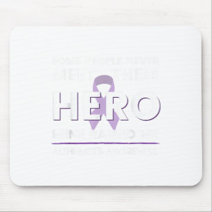 Tapis De Souris Heimers Sensibilisation au ruban violet Héros End_