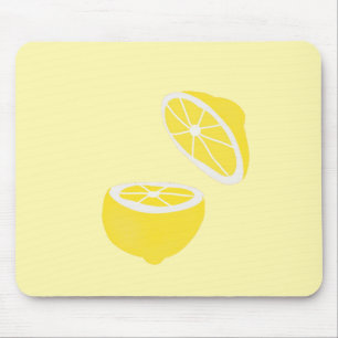 Tapis De Souris Hello Lemon jaune moderne fruit