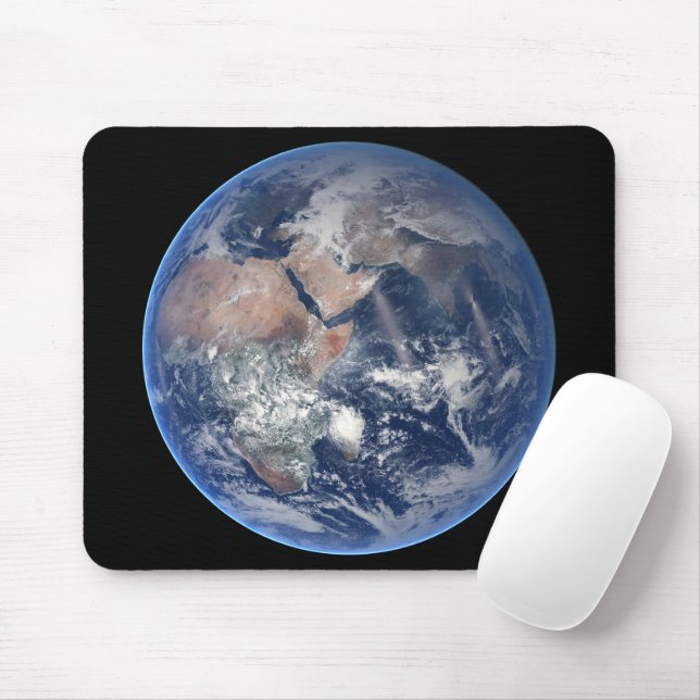 Tapis De Souris Hémisphère Est Sur La Planète Terre. (Avec souris)