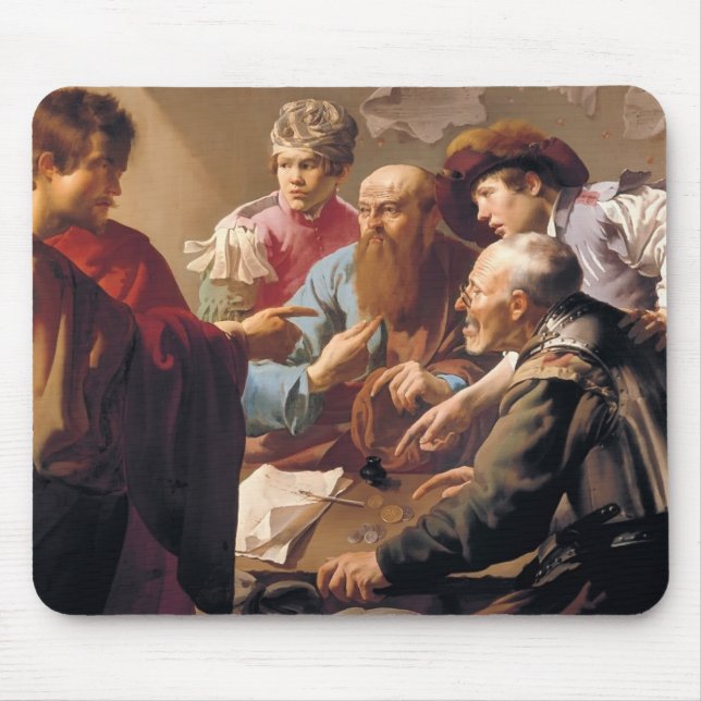 Tapis De Souris Hendrick Terbrugghen- appeler de St Matthew (Devant)