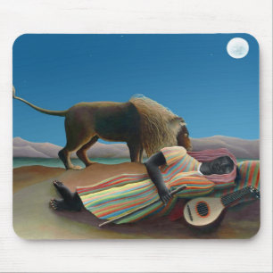 Tapis De Souris Henri Rousseau - La Bohémienne endormie
