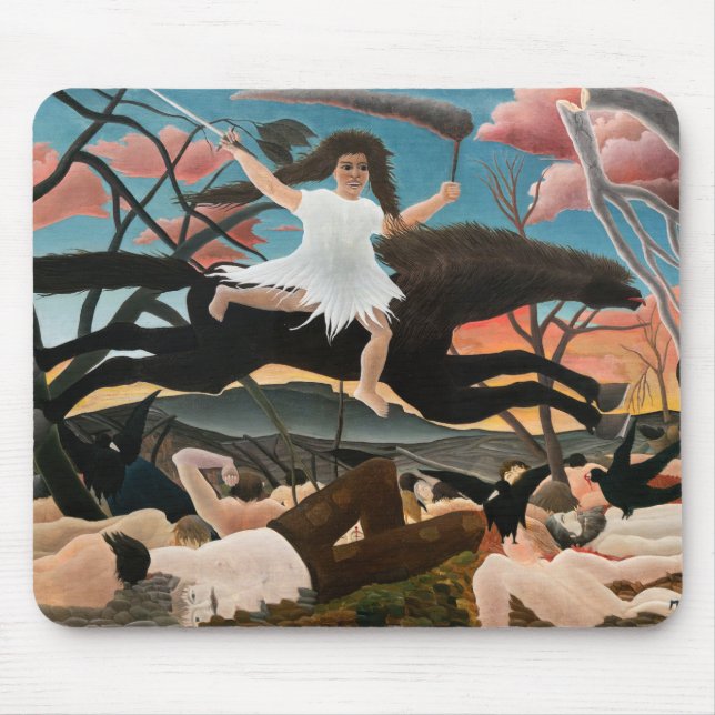 Tapis De Souris Henri Rousseau - La guerre (Devant)